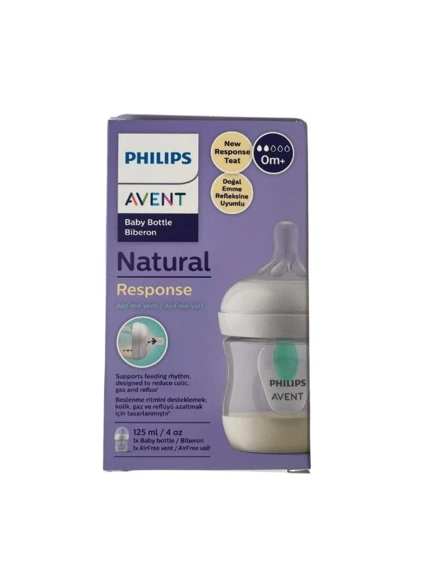 Philips Avent Anti-kolik Biberon 125 ml, 0 Ay, SCY670-01