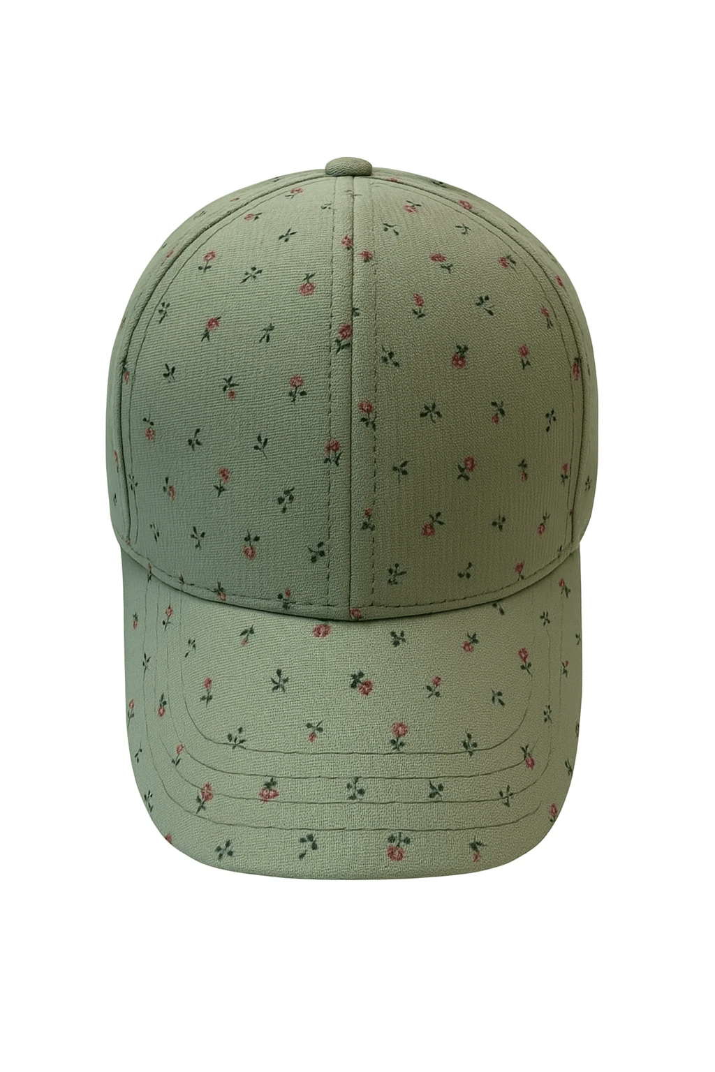 Minik Çiçek Desenli Kız Bebek Şapka