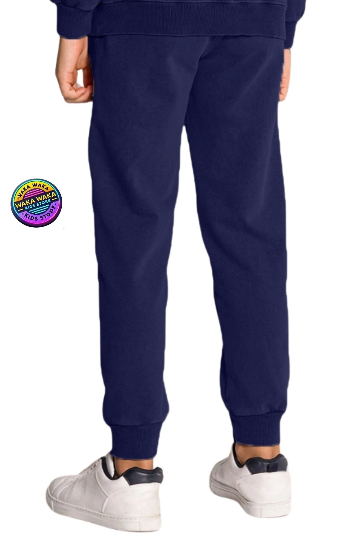 Self Care Yazılı Erkek Çocuk Füme Eşofman Altı – Rahat Kalıp Jogger Sweatpant