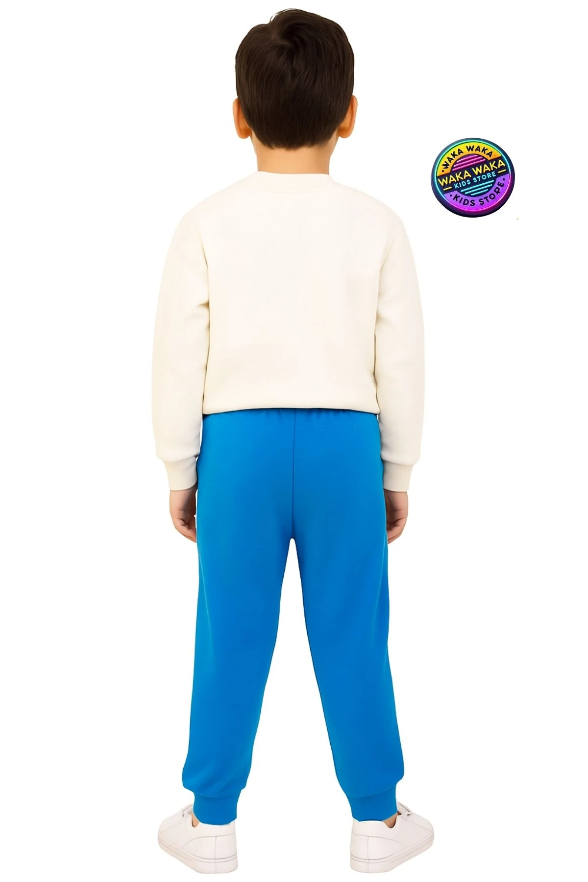 Unisex Çocuk Basic Renkli Eşofman Altı  Pamuklu Rahat Kesim Jogger Model