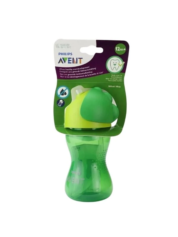 Philips Avent Yeni Desenli Pipetli Bardak 12Ay 300ML - Scf79801