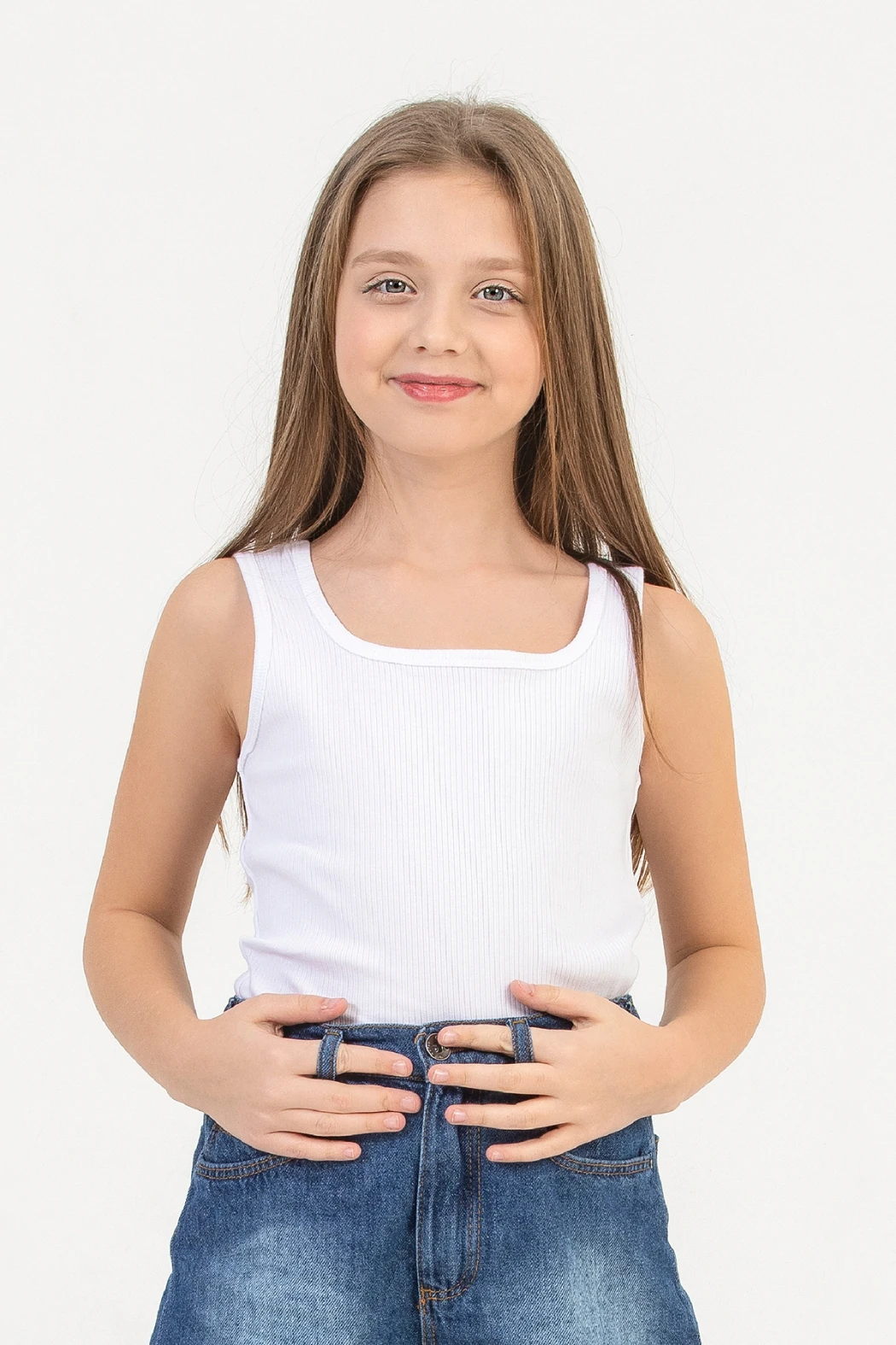 İnce Fitilli Kalın Askılı Kız Çocuk Bady