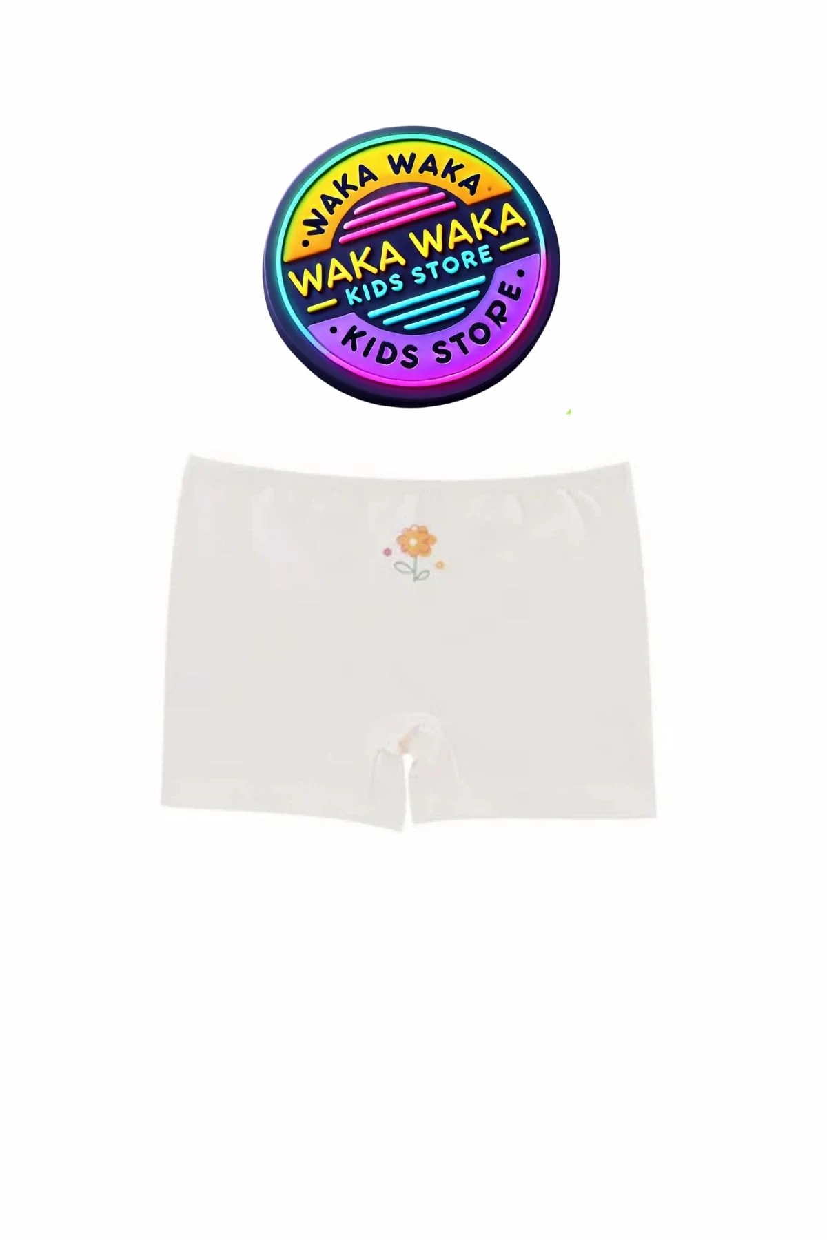 Kız Çocuk Pamuklu Boxer 6’lı Set – Çiçek, Kalp ve Renkli Desenli