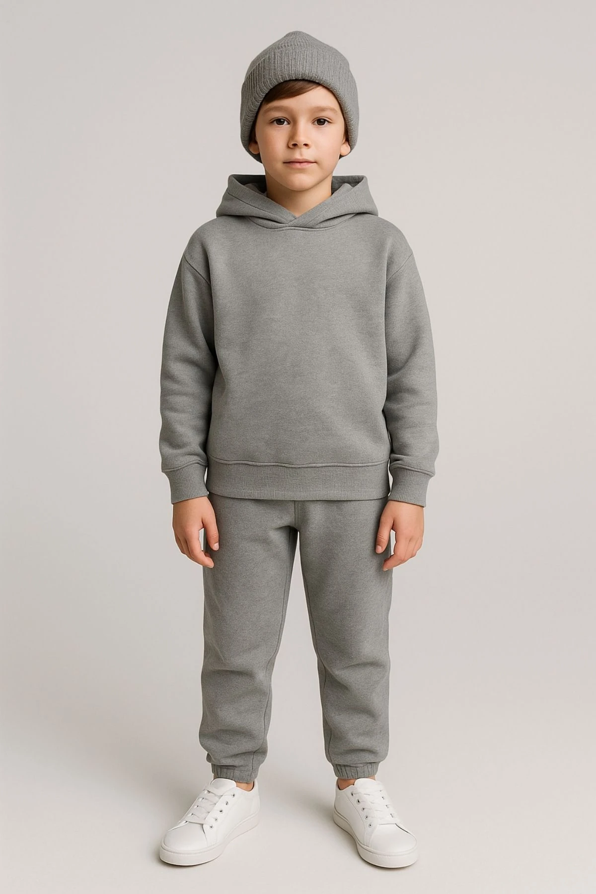 Erkek Çocuk Kapüşonlu Eşofman Takımı