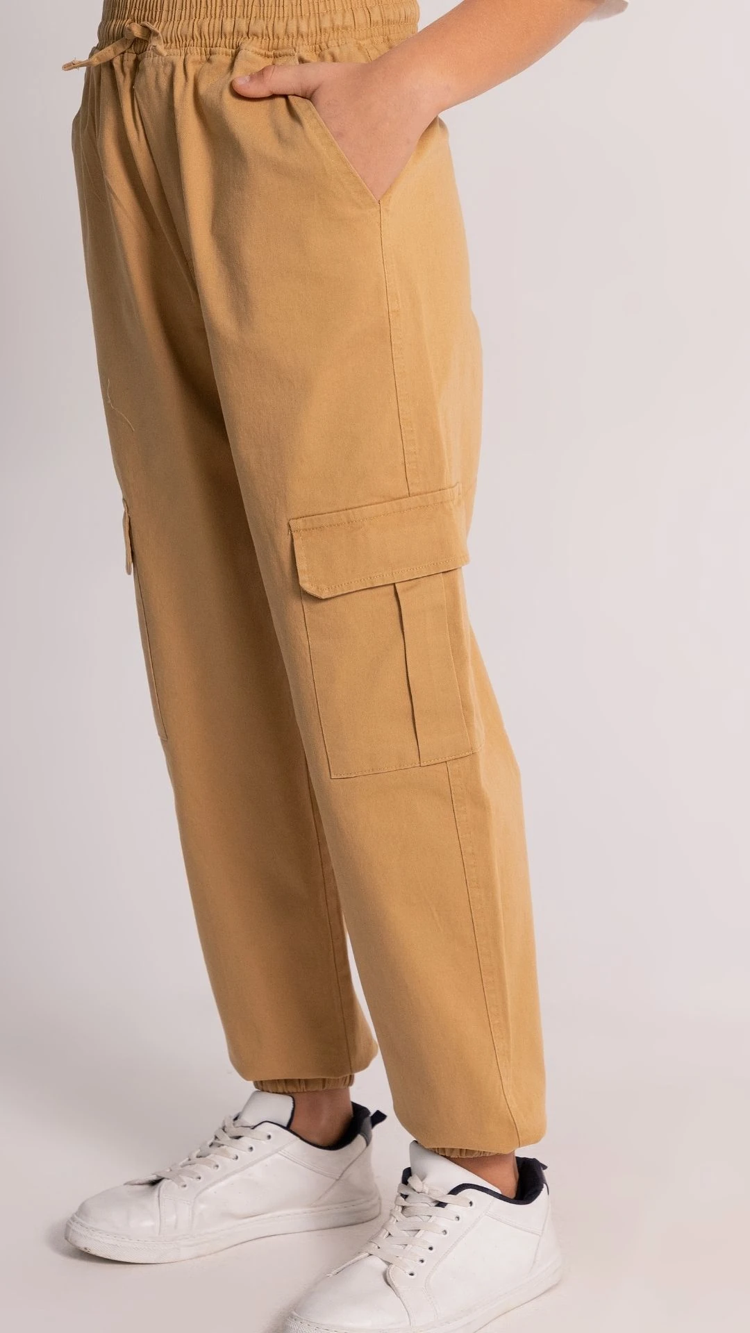 Kapak Cepli Gömlek Kargo Cepli Pantolonlu Erkek Çocuk Takım