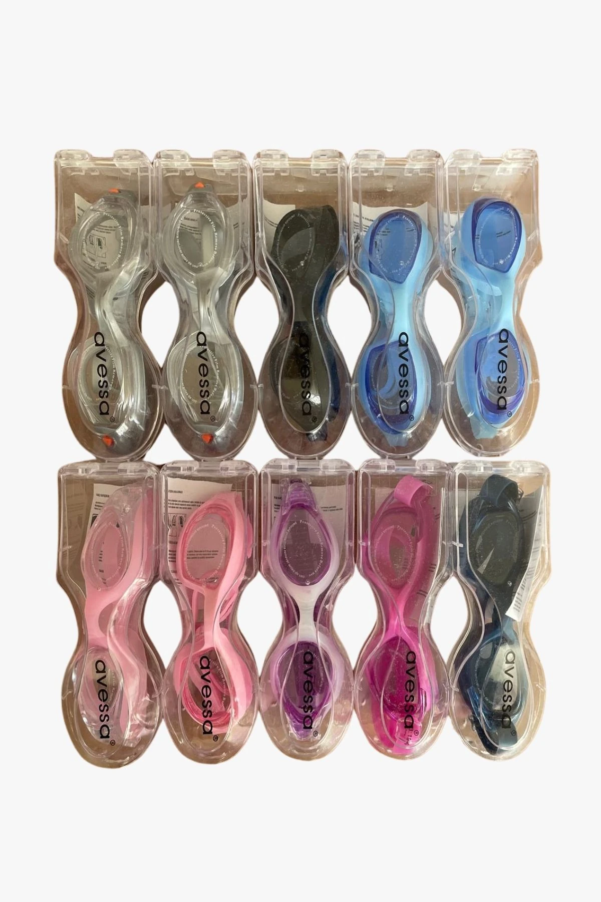 Rengarenk Çocuk Yüzücü Gözlüğü