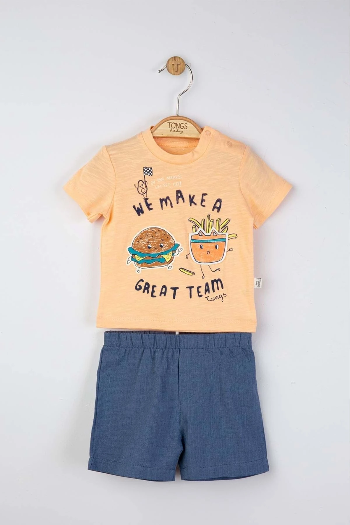 4313 Bebek Erkek Takım - Oranj - 18-24 Ay