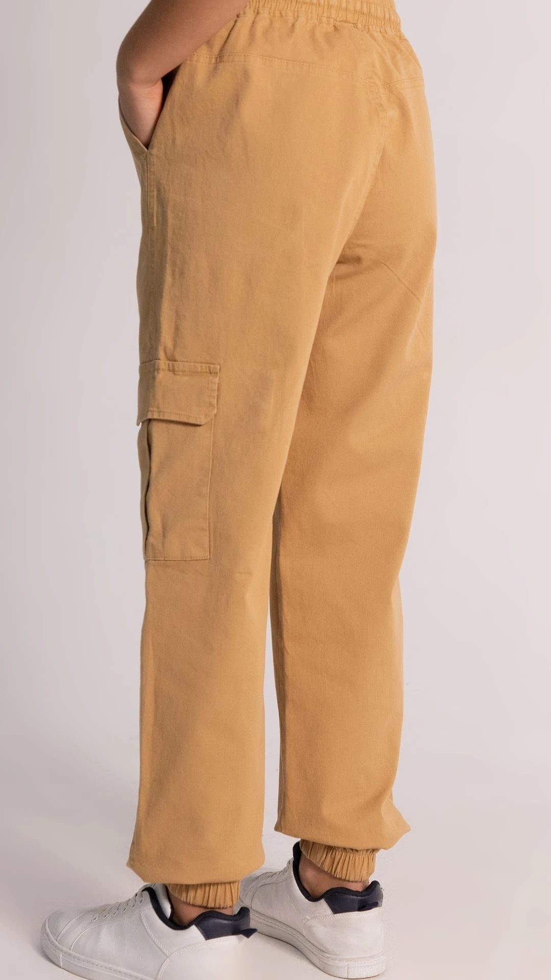 Kapak Cepli Gömlek Kargo Cepli Pantolonlu Erkek Çocuk Takım