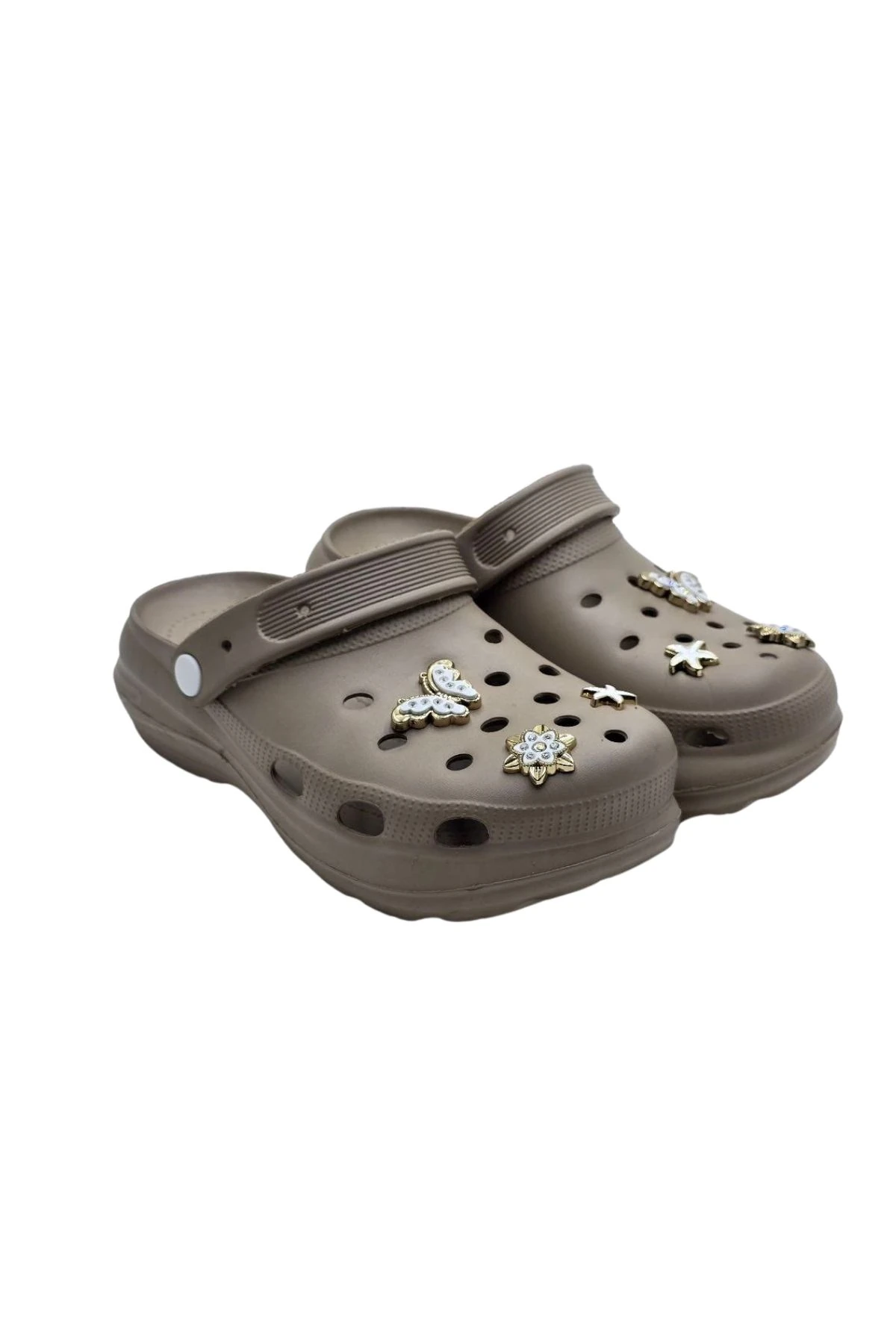 Figürlü Kahverengi Çocuk Terlik