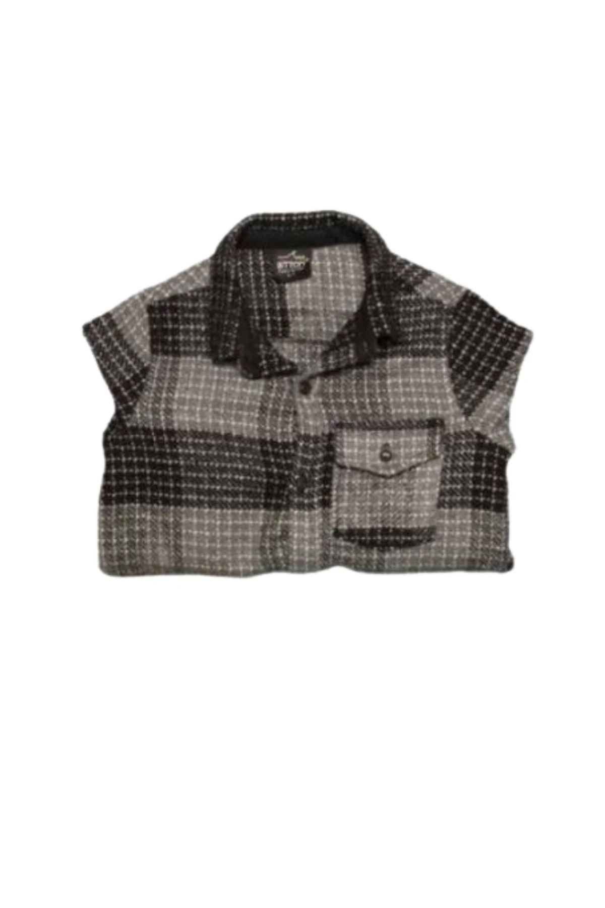 Şişme Yelekli Oduncu Gömlekli Pantolonlu Erkek Çocuk Takım