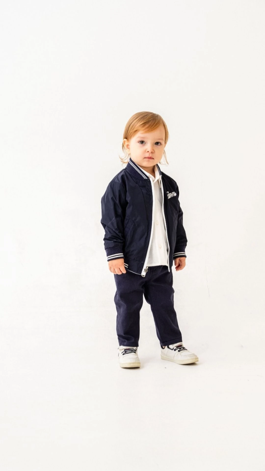 Çit Taraflı Ceket Gömlek Pantolonlu Erkek Çocuk 3lü Takım