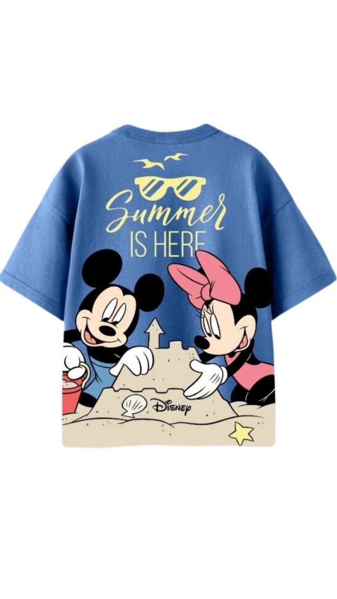 Mickey Mouse Baskılı Bisiklet Yaka Alt Üst Takım