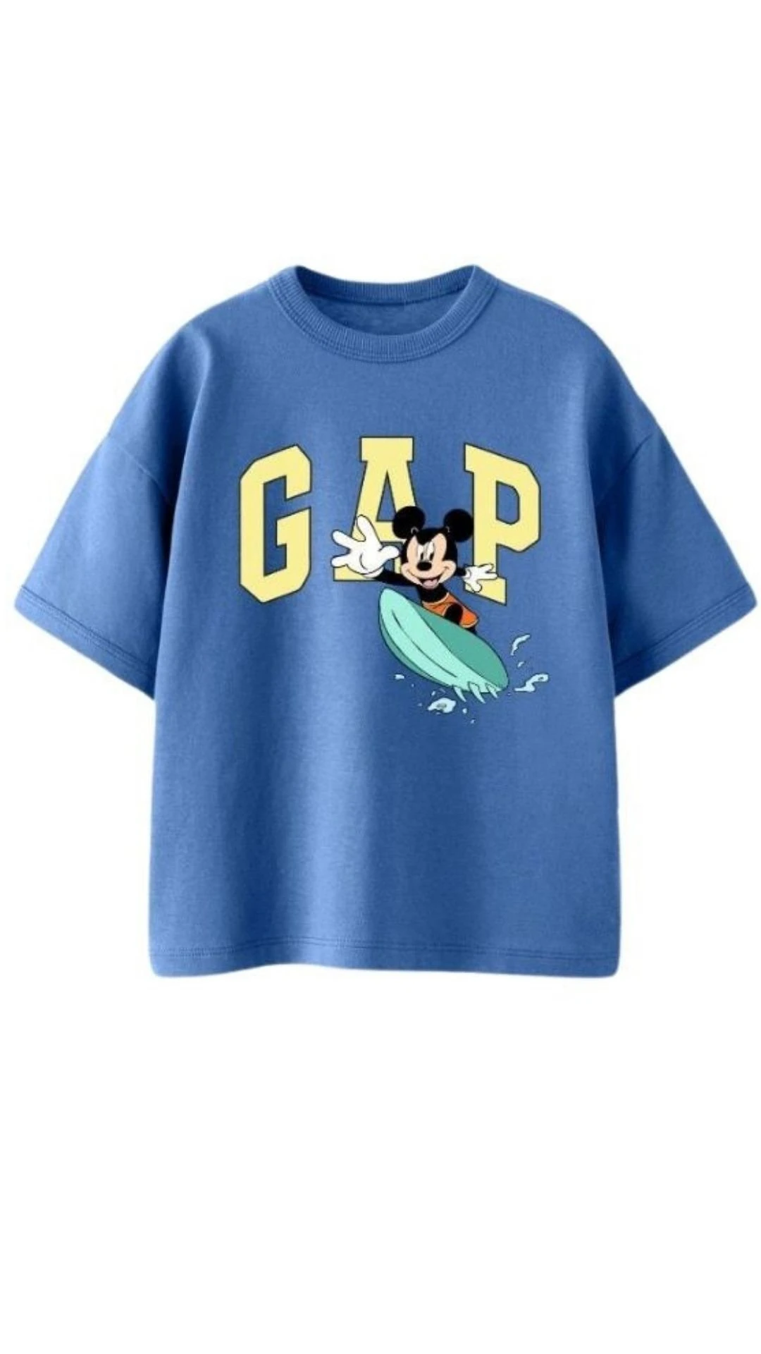 Mickey Mouse Baskılı Bisiklet Yaka Alt Üst Takım