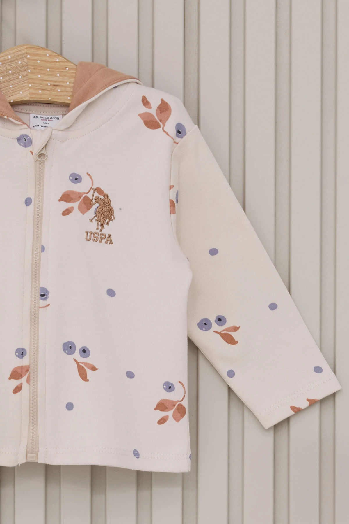 Çiçek Baskılı 3lü Kız Bebek Takım