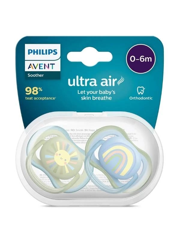 Philips Avent Ultra Air Emzik 0-6 Ay 2'li Erkek Scf085-58