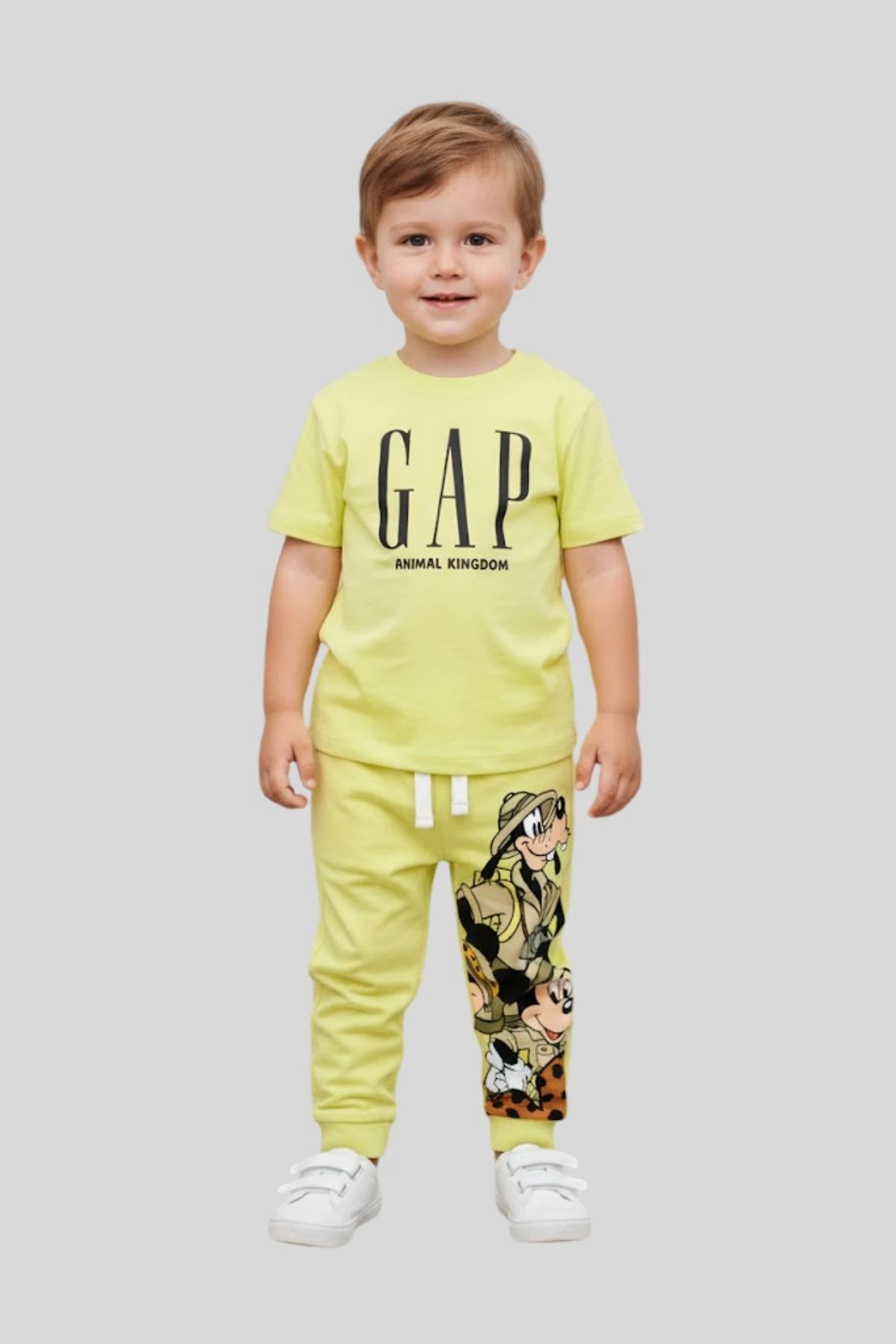 Önü Arkası Baskılı Bisiklet Yaka Alt Üst Takım