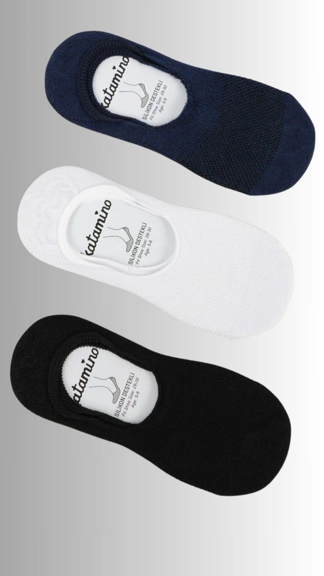 Silikonlu Cubes Babet Erkek Çocuk Çorap