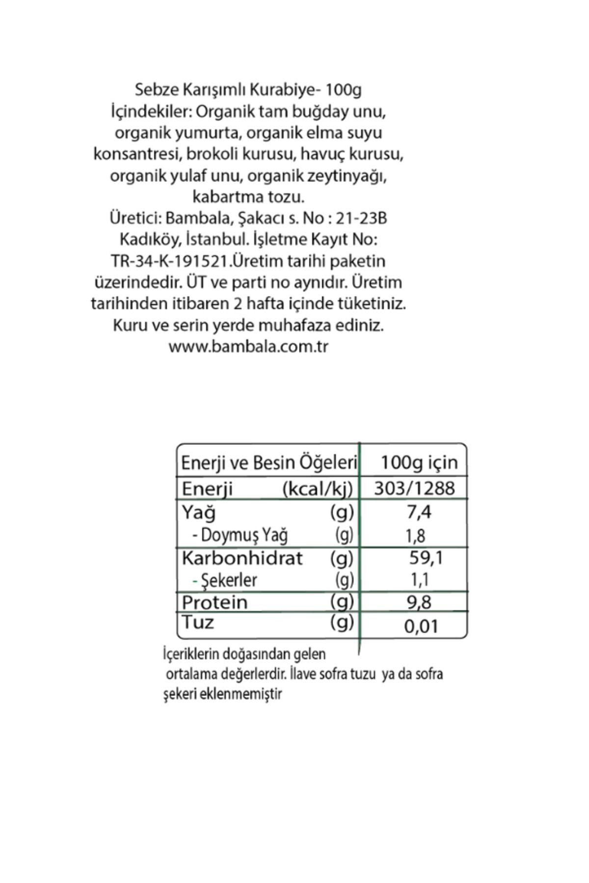 Sebze Karışımlı Köpek Ödül Kurabiyesi-Katkısız