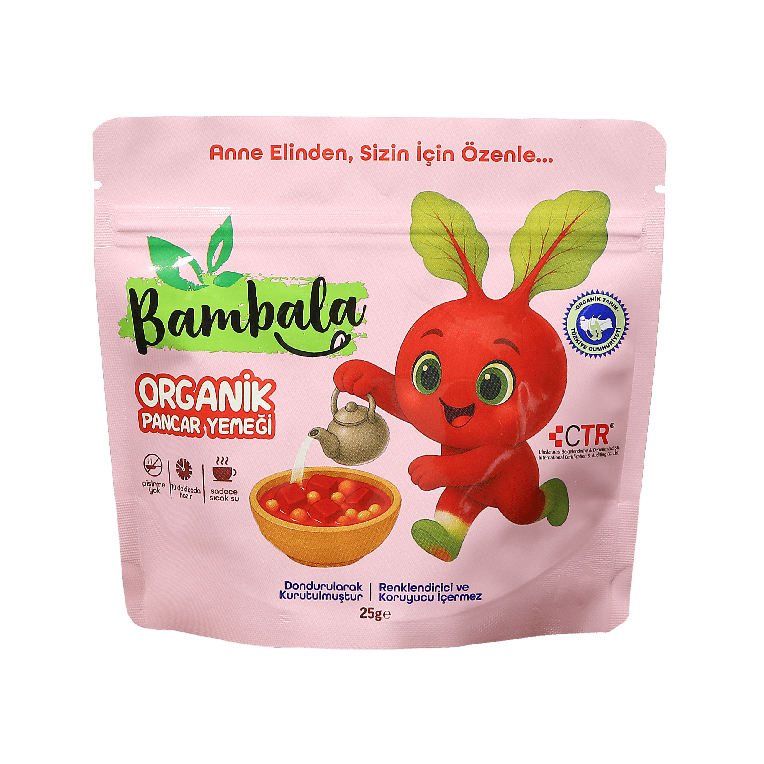Bambala 10 Dakika Organik Pancar Yemeği