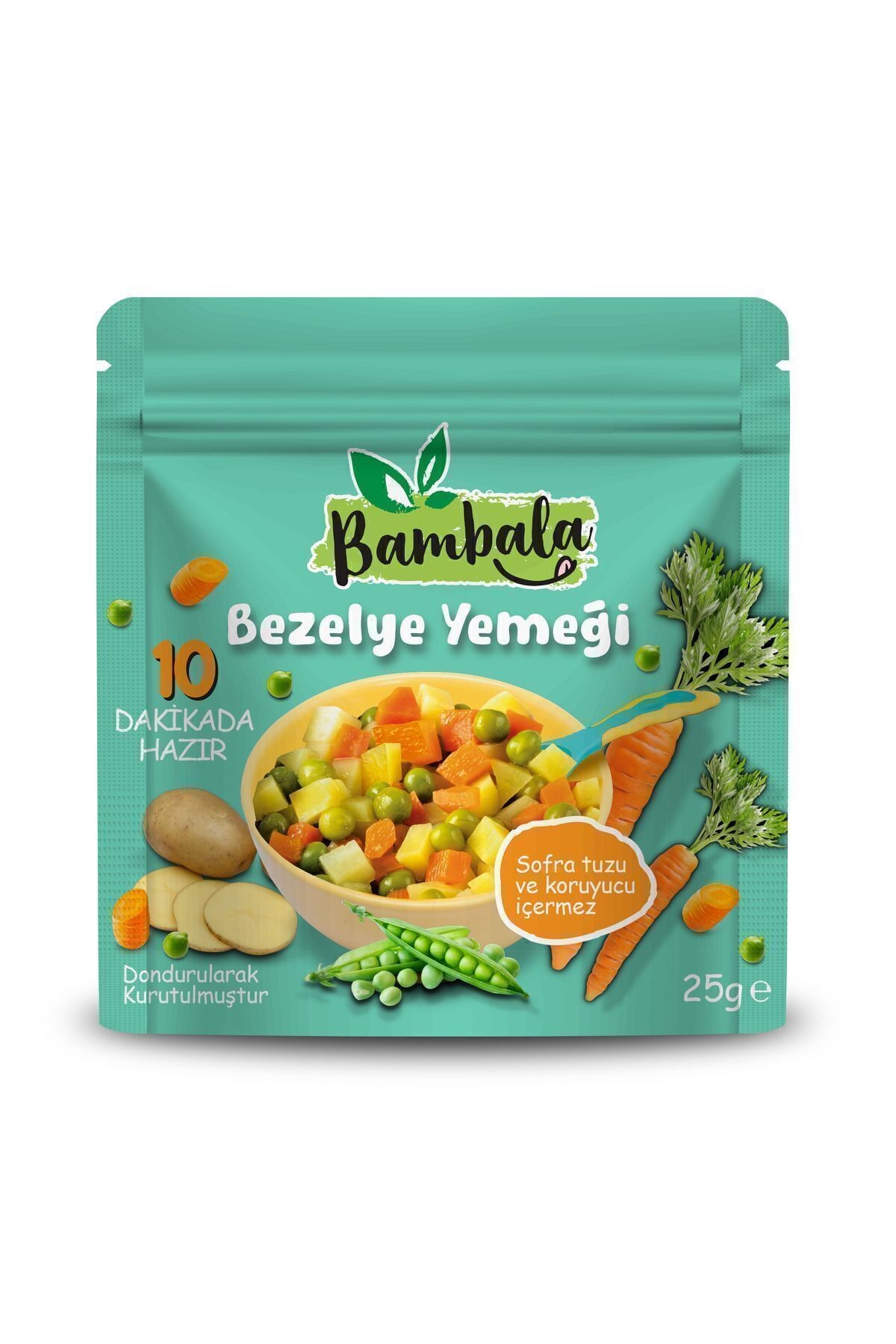10 Dakika Organik Bezelye Yemeği 25g