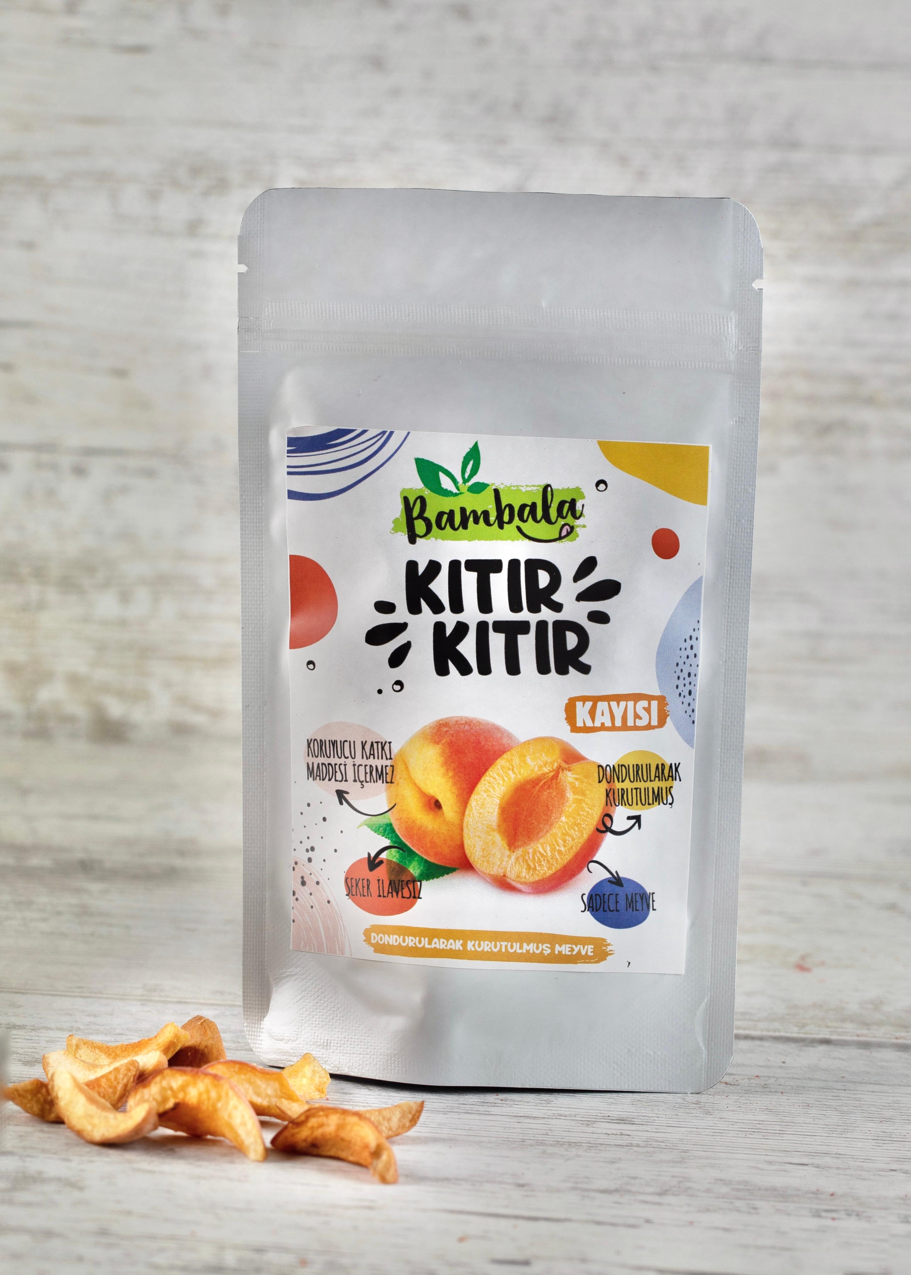 Kıtır Kıtır Dondurularak Kurutulmuş Kayısı