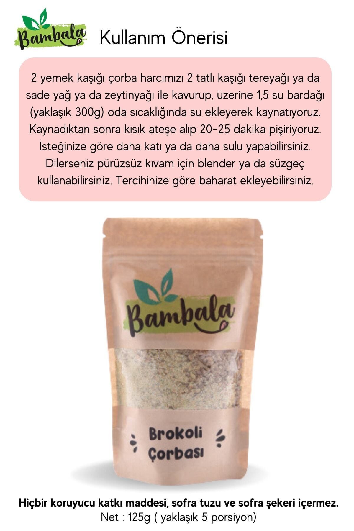 4'lü Çorba Paketi Brokoli,pırasa, Kereviz Ve Bezelye Çorbası 4x125g -Katkısız