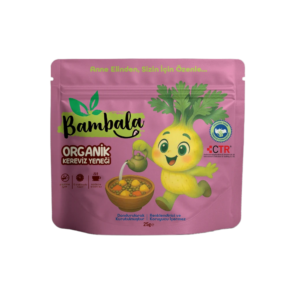 Bambala 10 Dakika Organik Kereviz Yemeği 25g