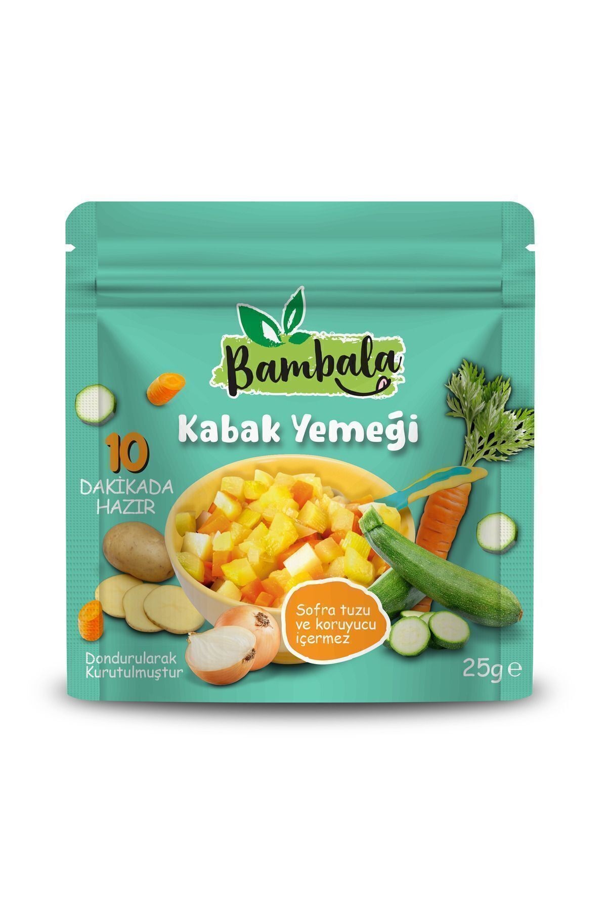 10 Dakika Organik Kabak Yemeği 25g