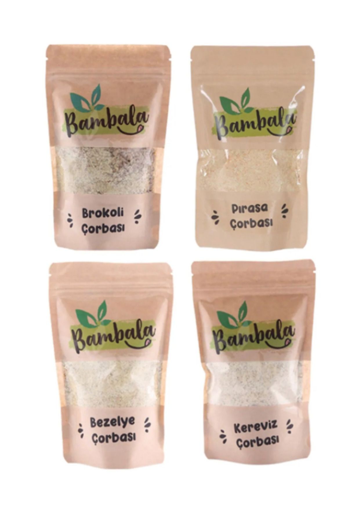 4'lü Çorba Paketi Brokoli,pırasa, Kereviz Ve Bezelye Çorbası 4x125g -Katkısız