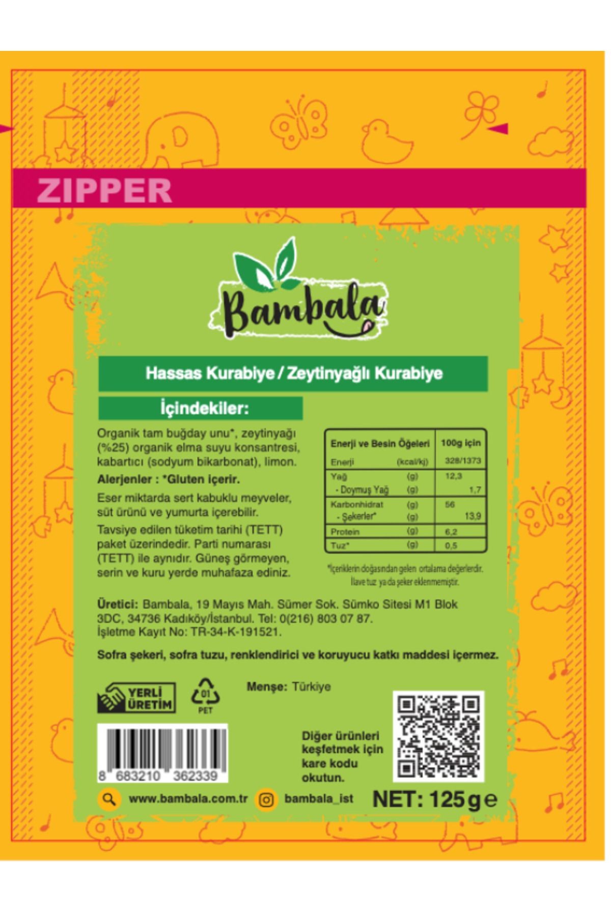 Bisküvi Atıştırmalık Paketi (Bebegrissini, Hassaskurabiye Ve Pötibebe) 3x 125g