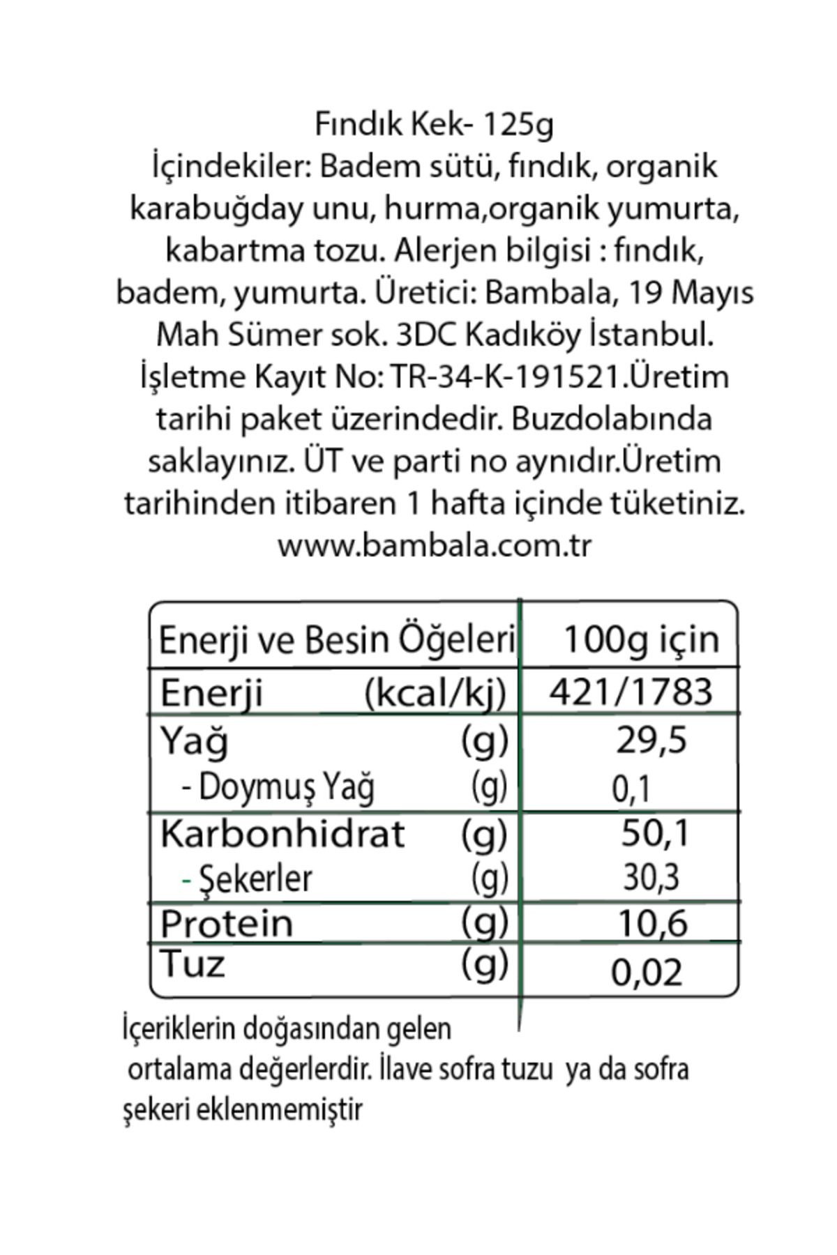 Fındık Kek (125G)