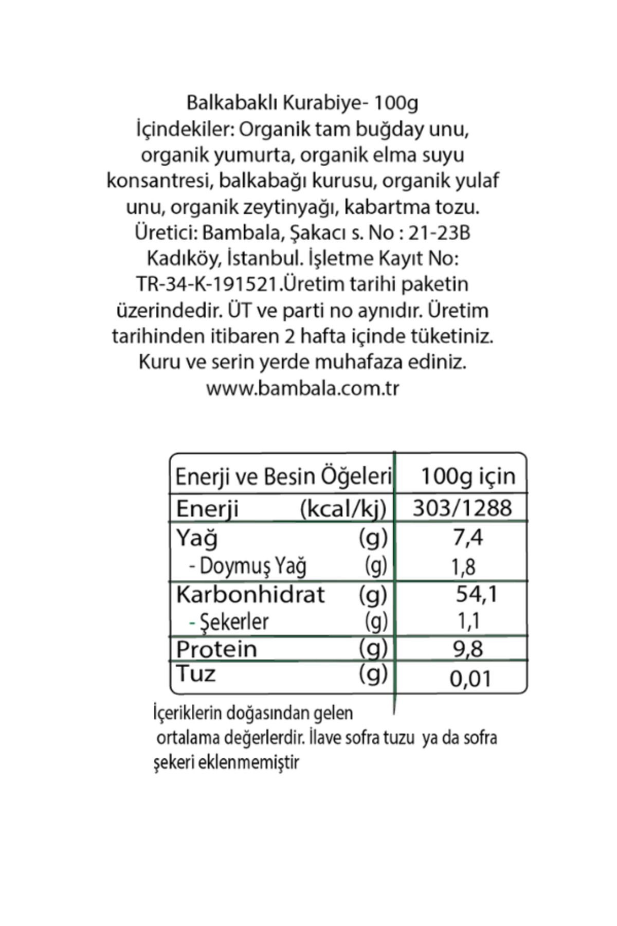 Balkabaklı Köpek Ödül Kurabiyesi 100g-Katkısız