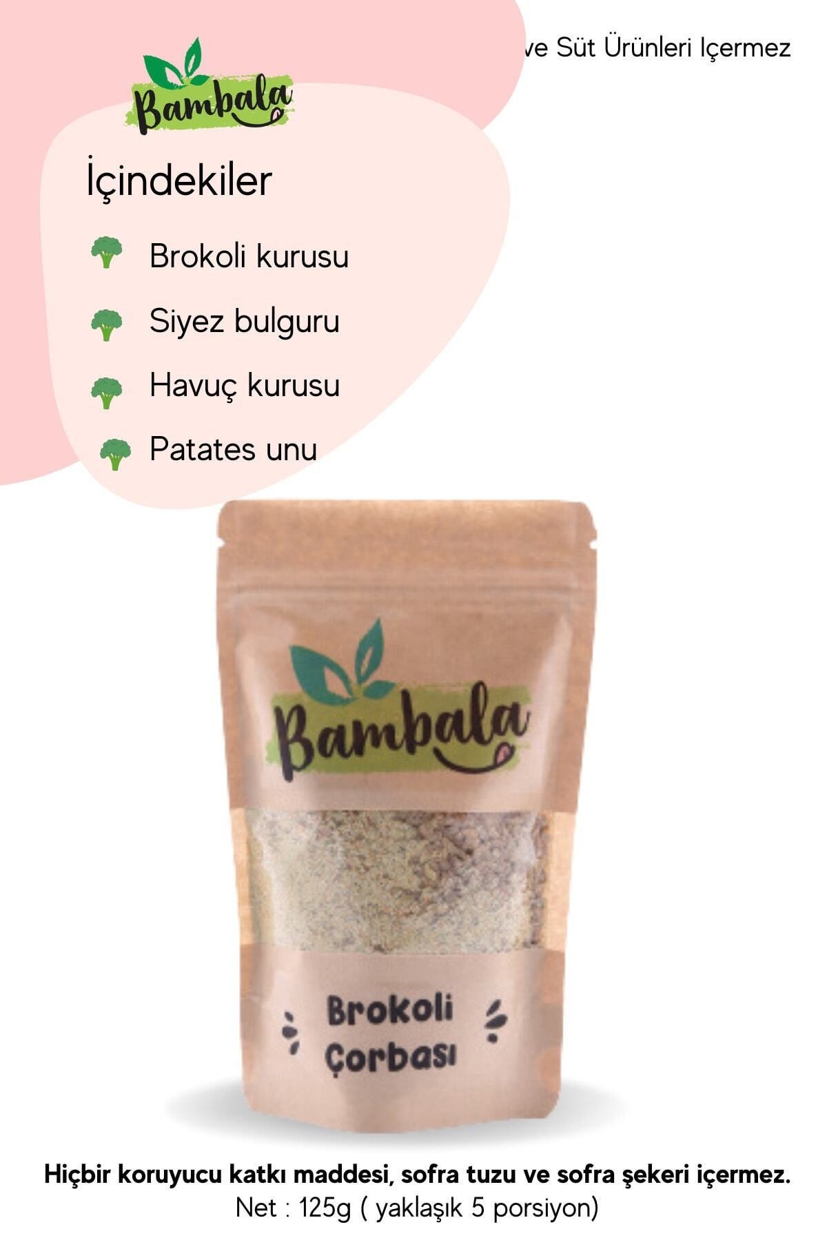 Brokoli Çorbası (125G)-Katkısız