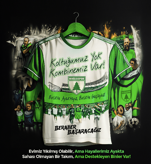 Muğlaspor “Koltuk Yok, Kombinemiz Var” Hatıra Forması 