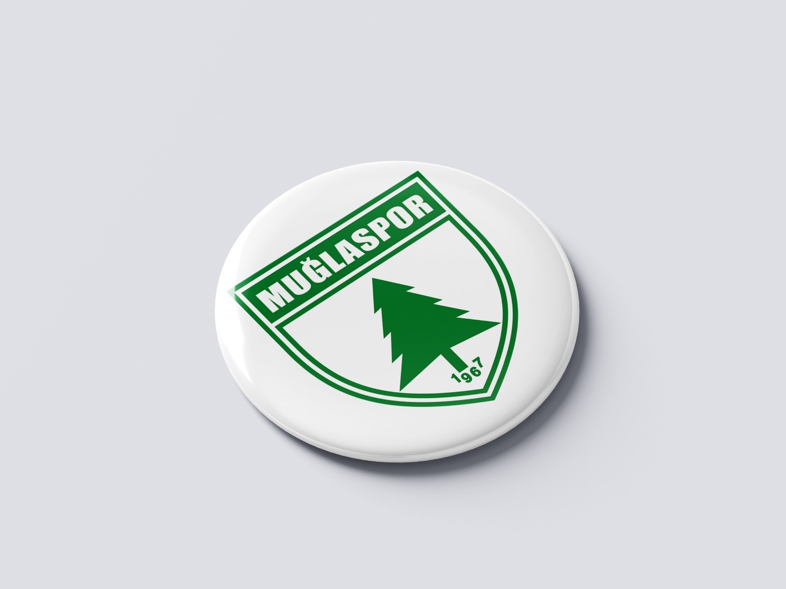 Muğlaspor Logolu Yuvarlak Açacak – Rozet Tasarım
