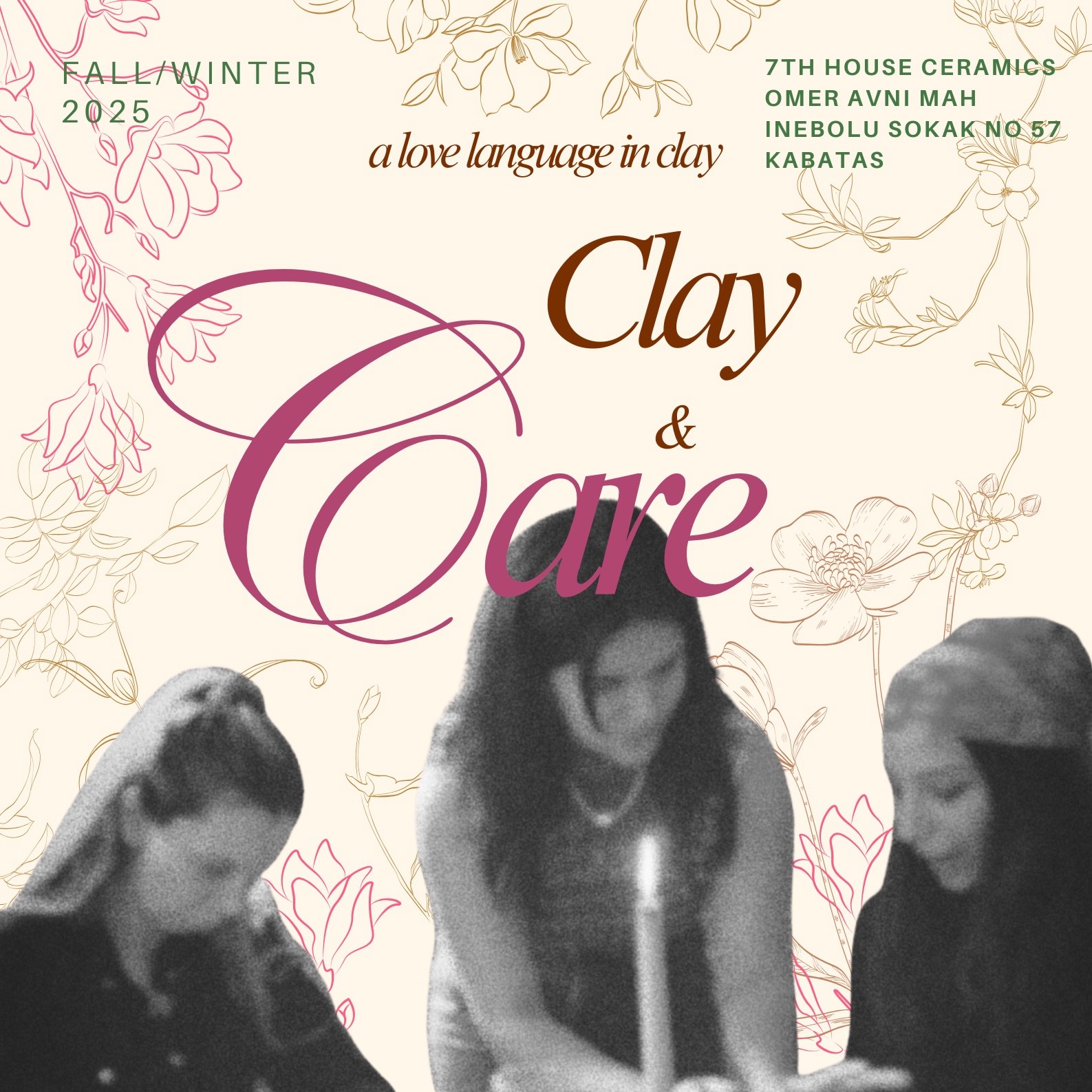 Care & Clay workshop - 13.09.2025 saat 14.00