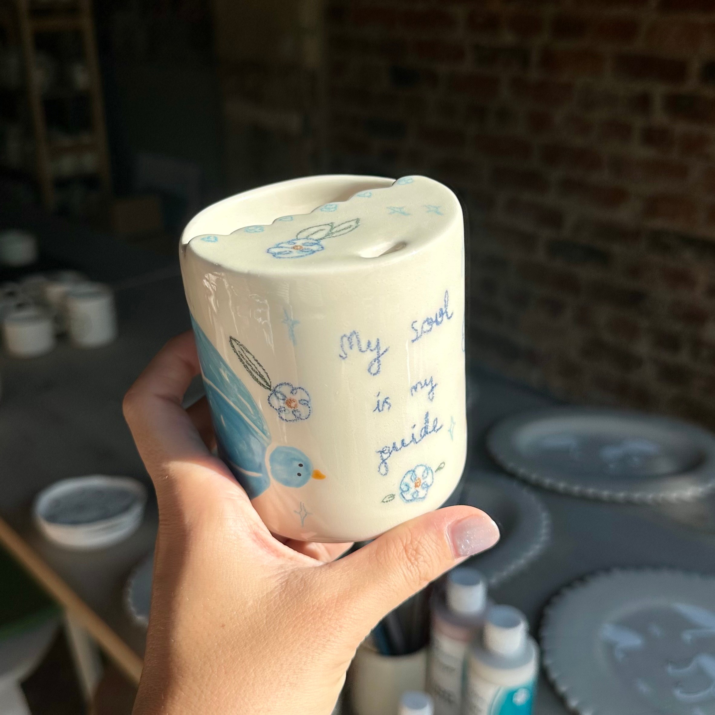 My soul is my guide to go cup