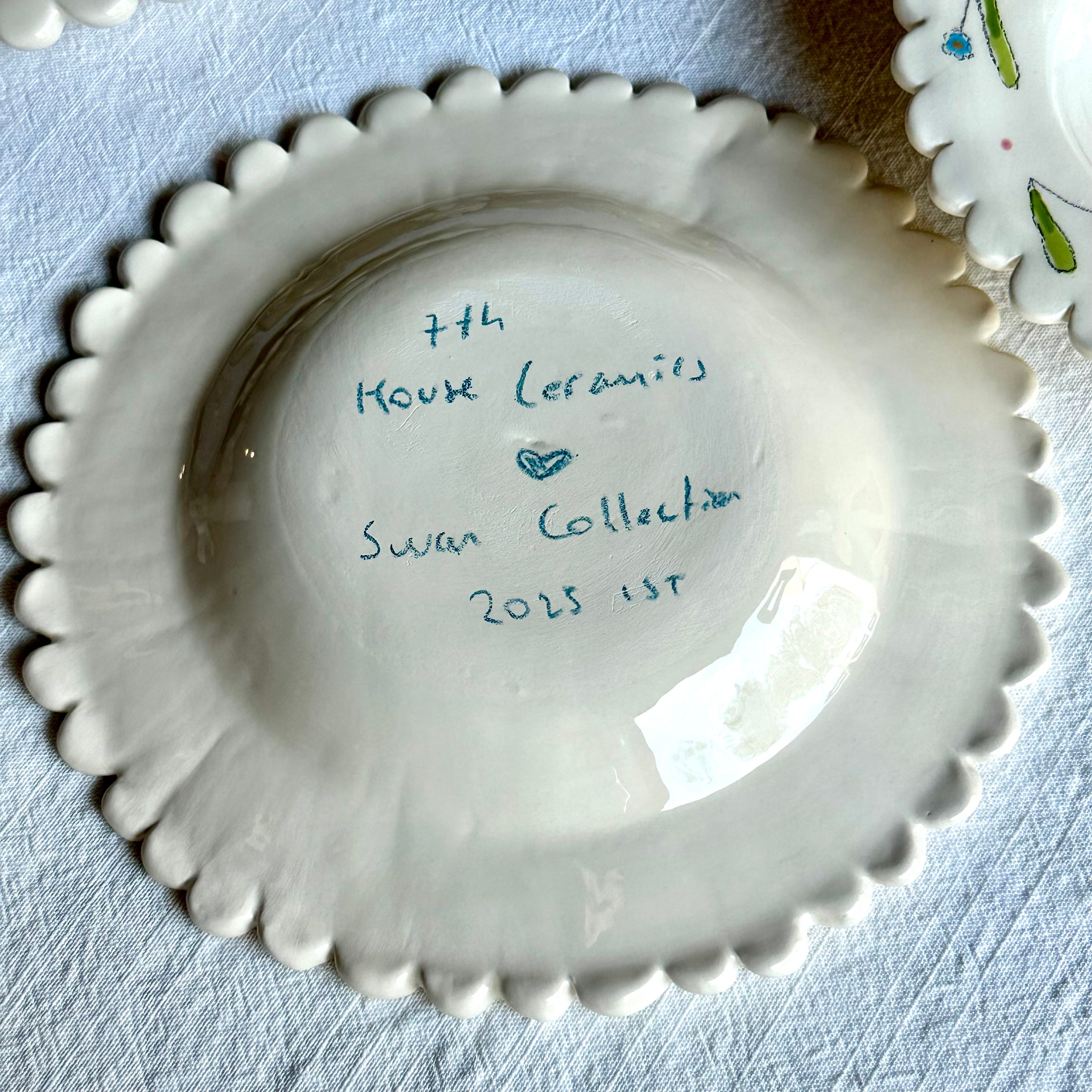 Swan collection çukur tabak 