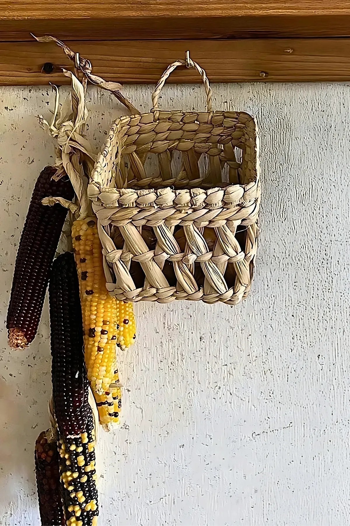 Çok Amaçlı Sepet / Askı Sepet Dekoratif Hasır Sepet / Duvar Sepet 10x10cm