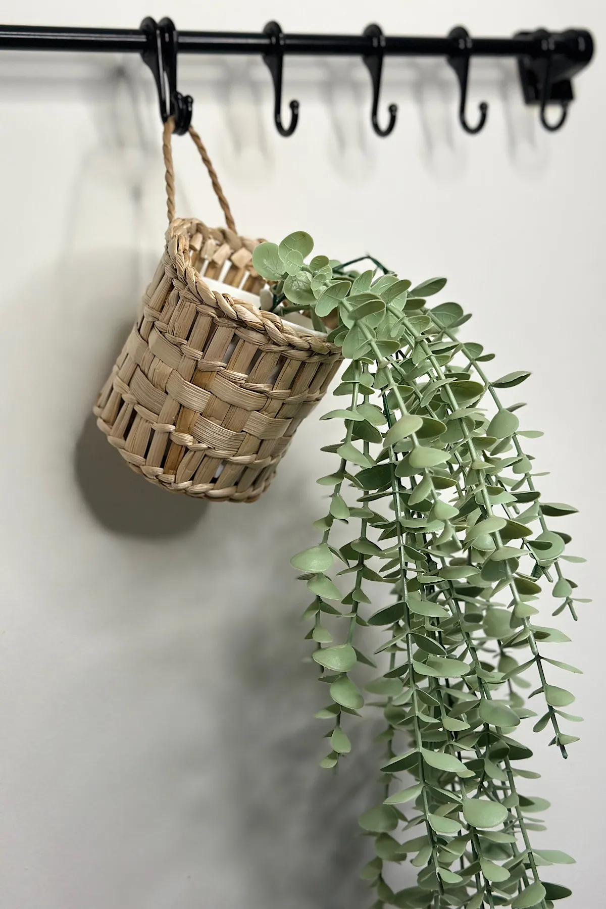 Dekoratif Çok Amaçlı Doğal El Yapımı Hasır Saksı Sepet / 10x10CM