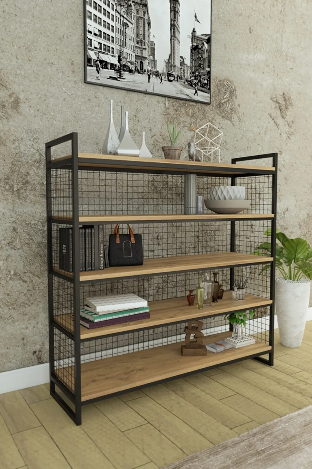 Muhteşem Ofis Kitaplıkları modeli dekorasyonu