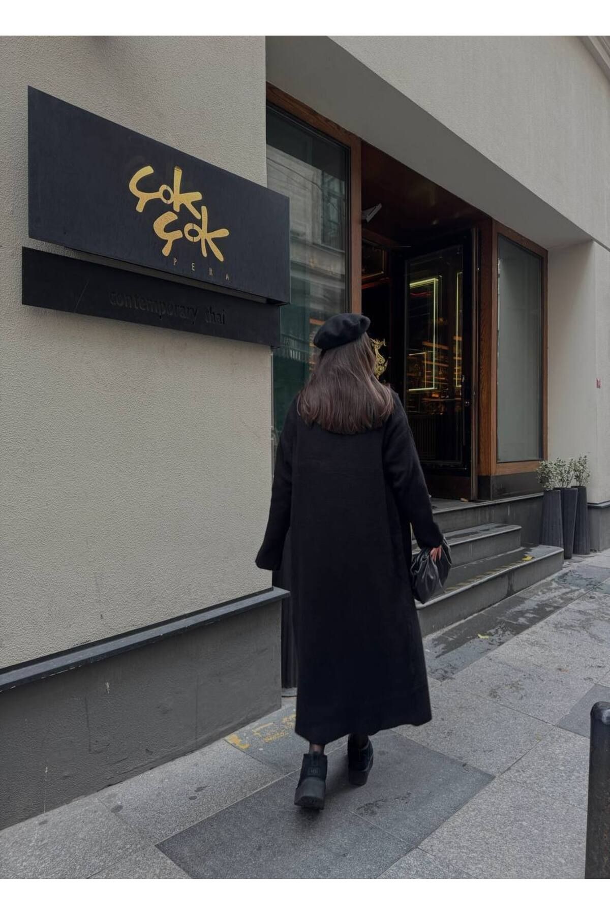 Şal Yaka Yumoş Uzun Triko Hırka
