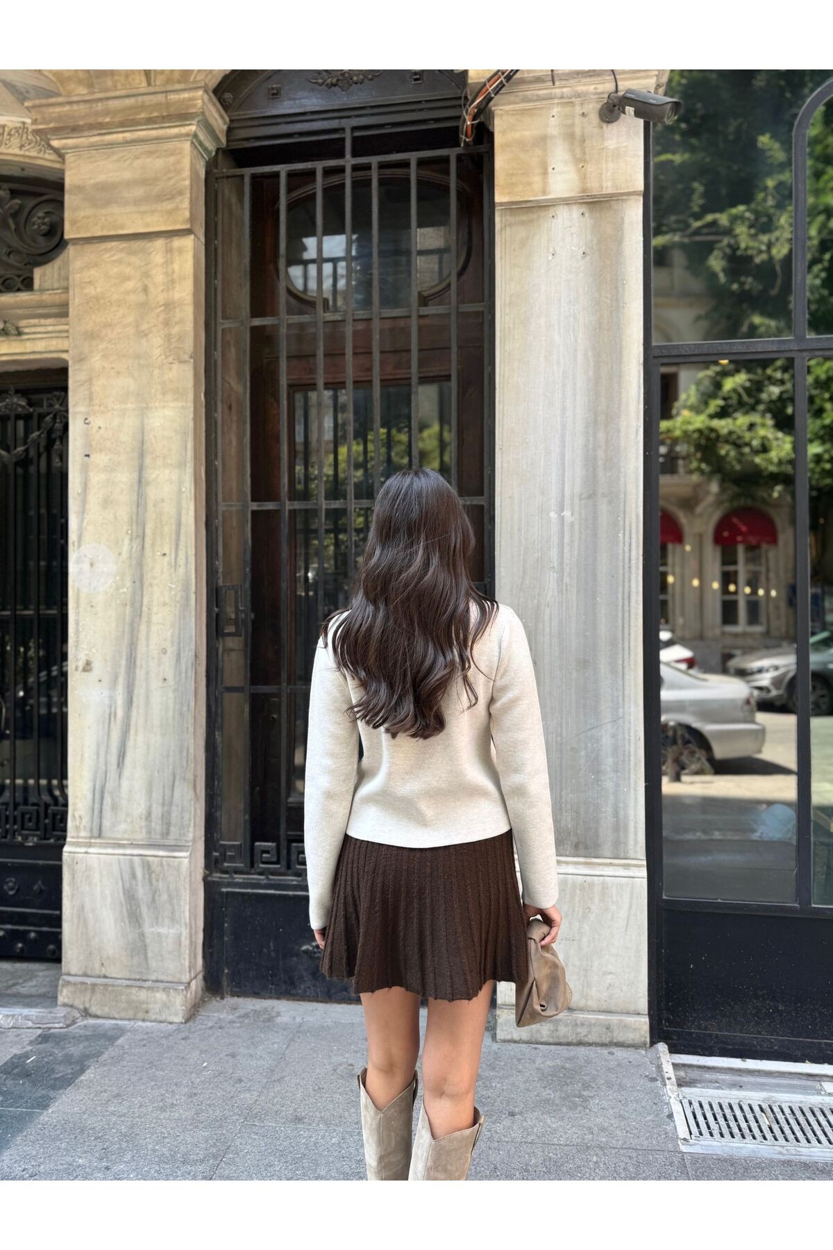 Ayıcık Detaylı Kadın Triko Hırka