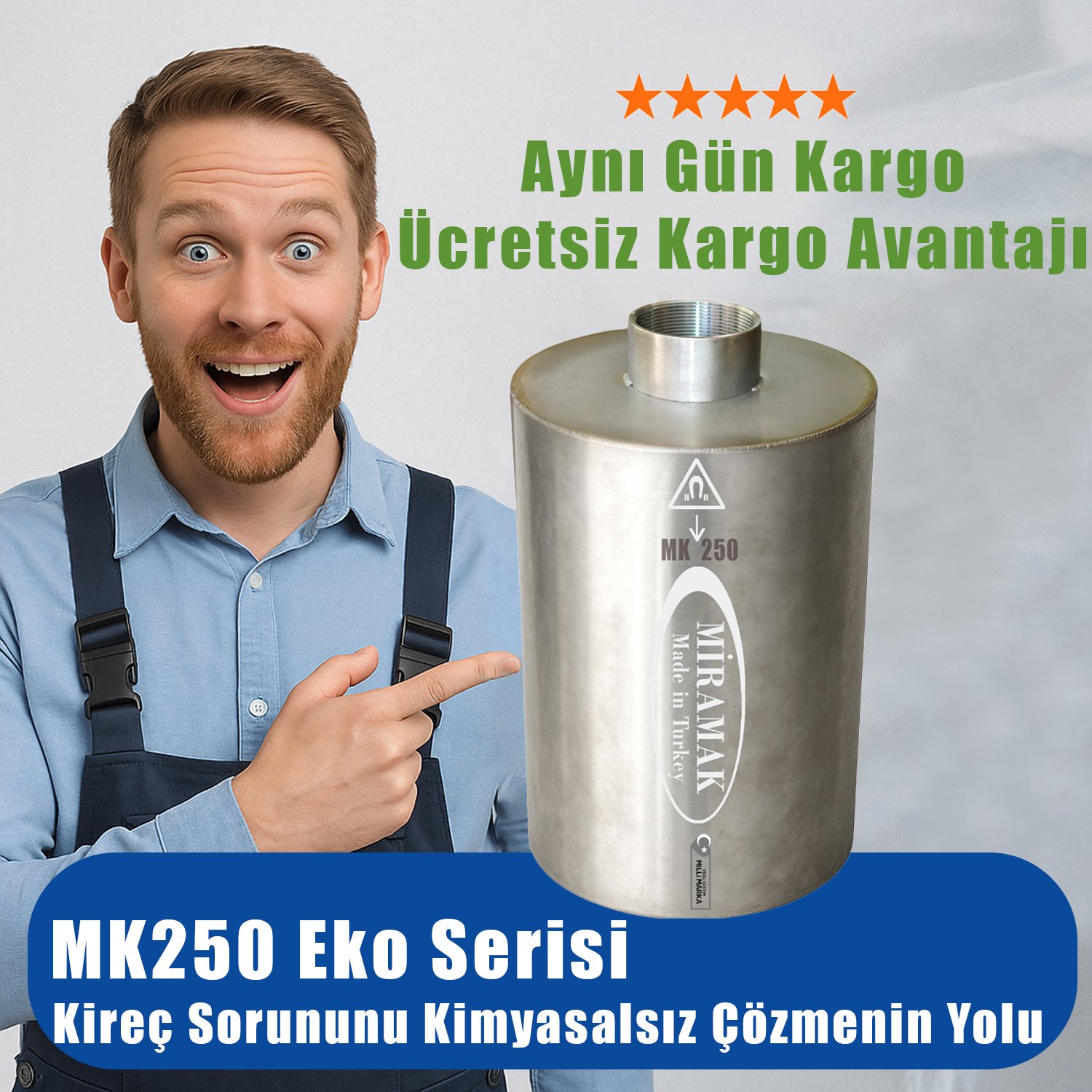MK250 Eko Serisi Manyetik Kireç Önleyici