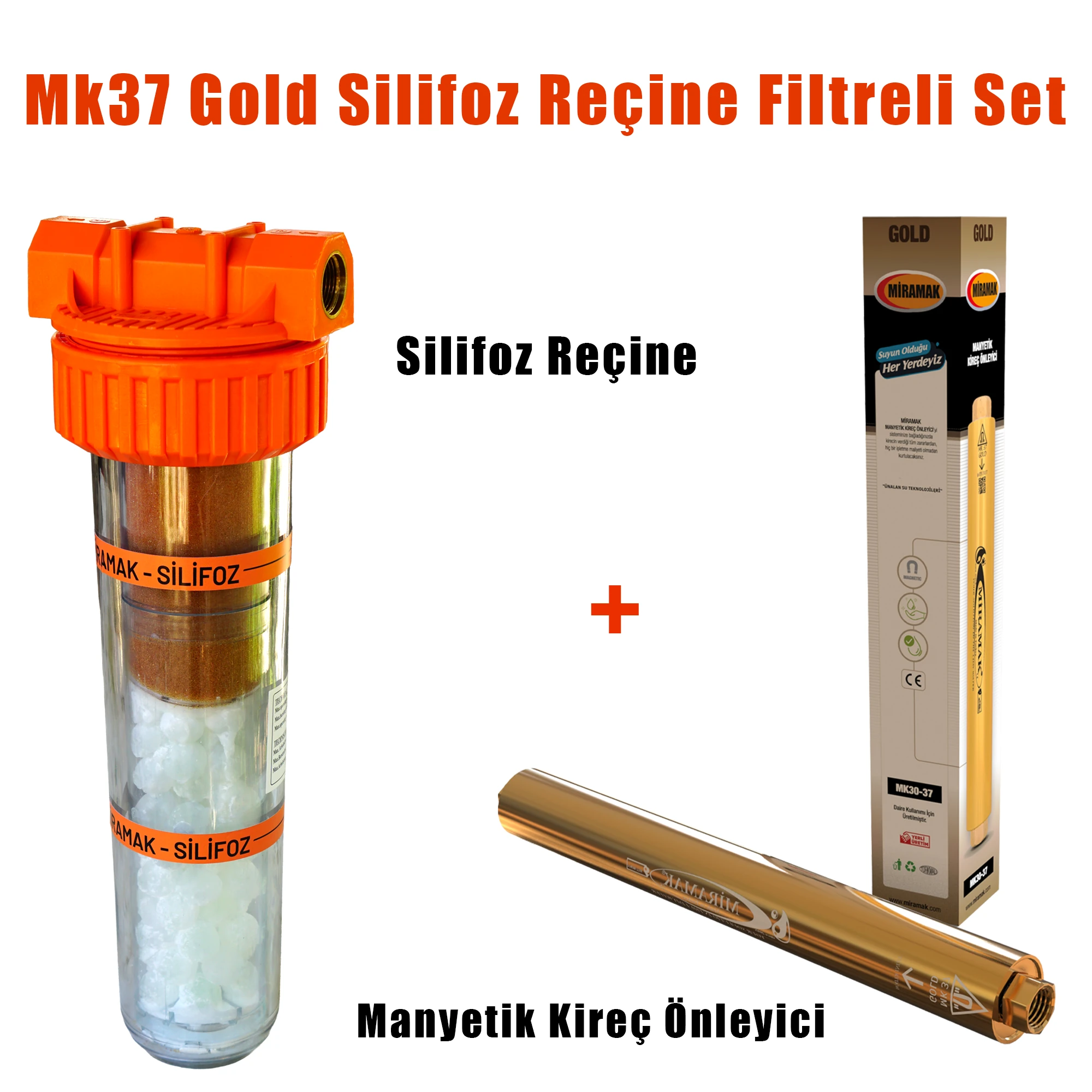 MK37 Gold ve MF-150 Silifoz Reçine Filtreli Set