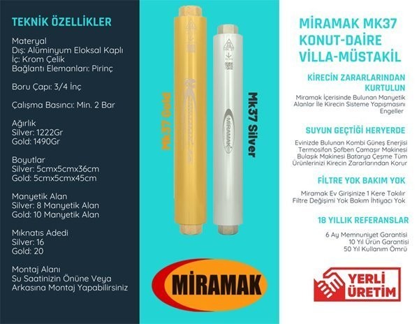 Mk37 Gold Trio Üçlü Filtre Seti