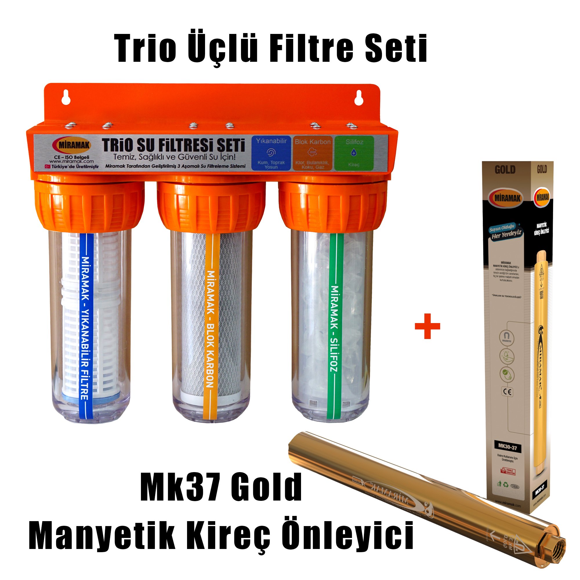 Mk37 Gold Trio Üçlü Filtre Seti