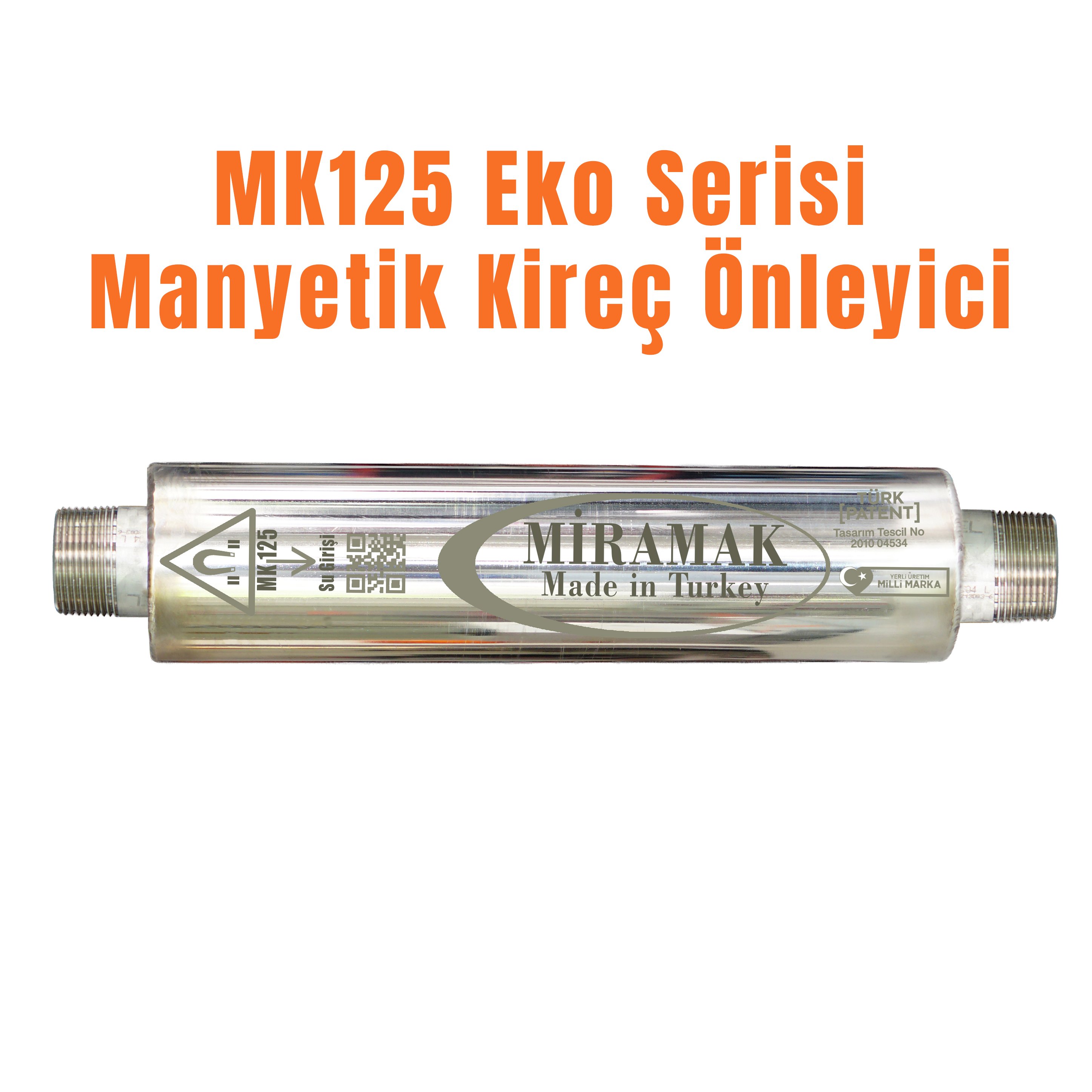 MK125 Eko Serisi Manyetik Kireç Önleyici