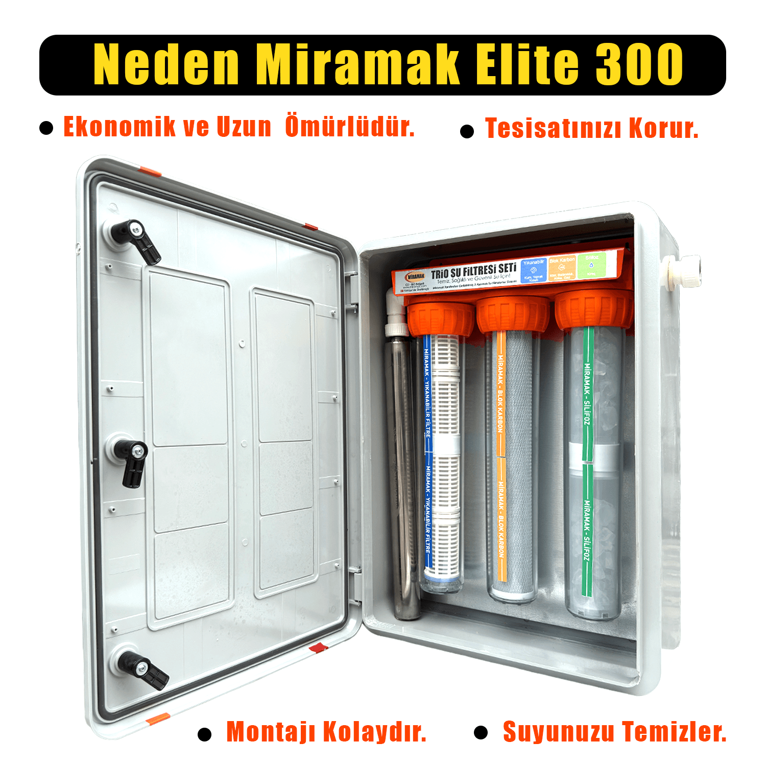 Elite Serisi 300 Manyetik Kireç Önleme ve Maxi Filtreleme Sistemi