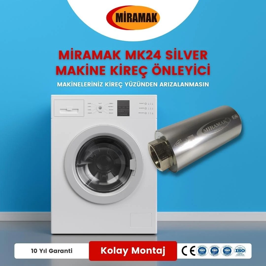 Manyetik Kireç Önleyici Mk24 Silver Çamaşır Makinesi 3/4 İnc 